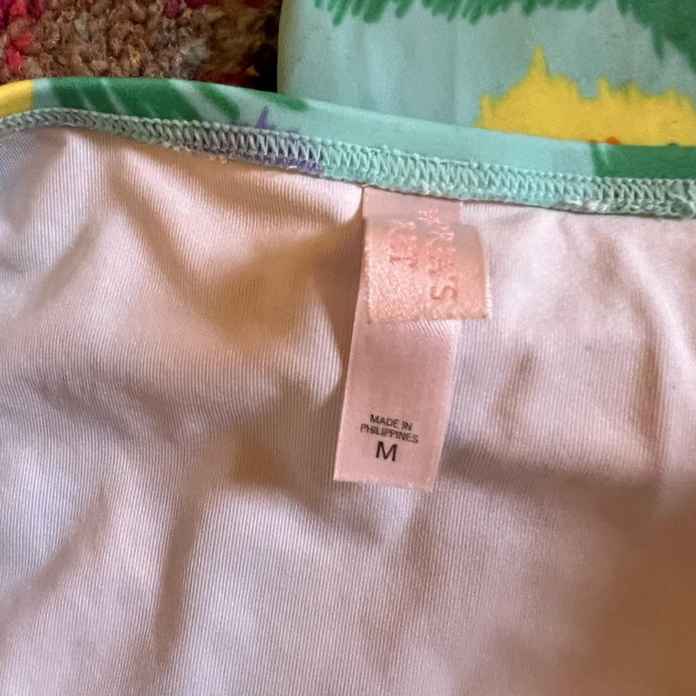 Victoria’s Secret 3 piece Floral Multicolor Tankini Set with skirt - Picture 2 of 5